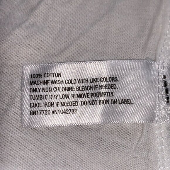 Ava & Viv Womens Plus Size White V-Neck Basic Tee Soft Cotton Casual Top - Picture 12 of 12